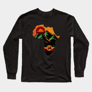 Africa Zion Rasta Long Sleeve T-Shirt